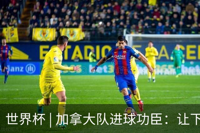 世界杯 | 加拿大队进球功臣：让下个对手“吃苦”